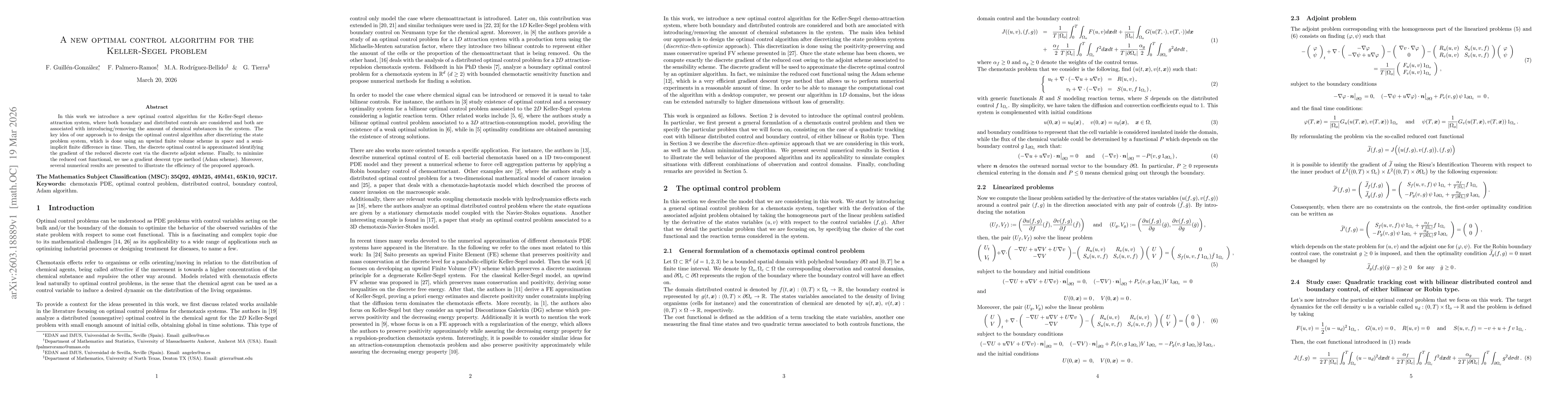 Thumbnail for A new optimal control algorithm for the Keller-Segel problem