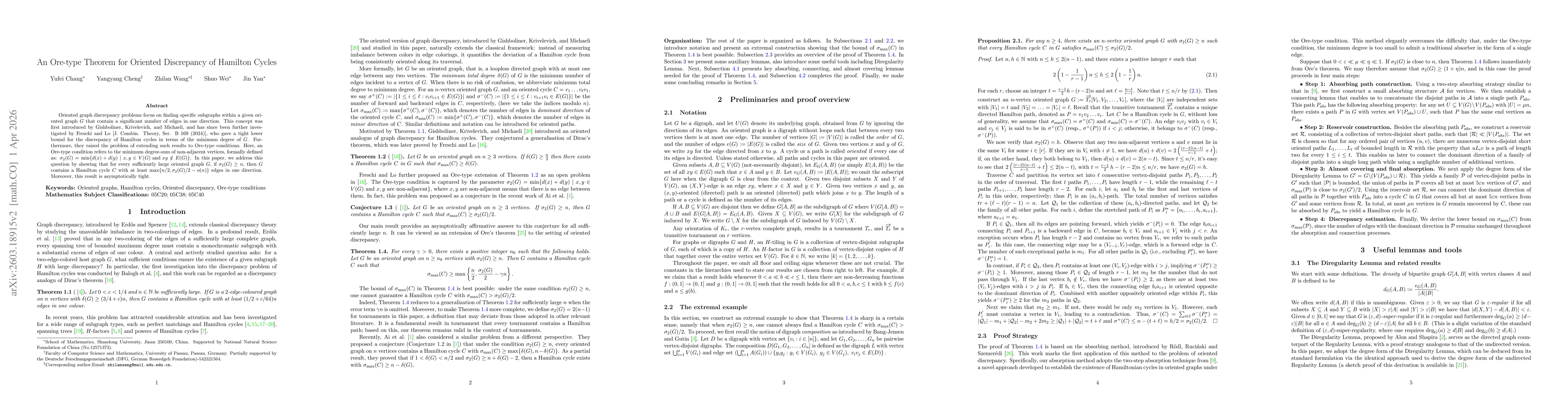 Thumbnail for An Ore-type Theorem for Oriented Discrepancy of Hamilton Cycles