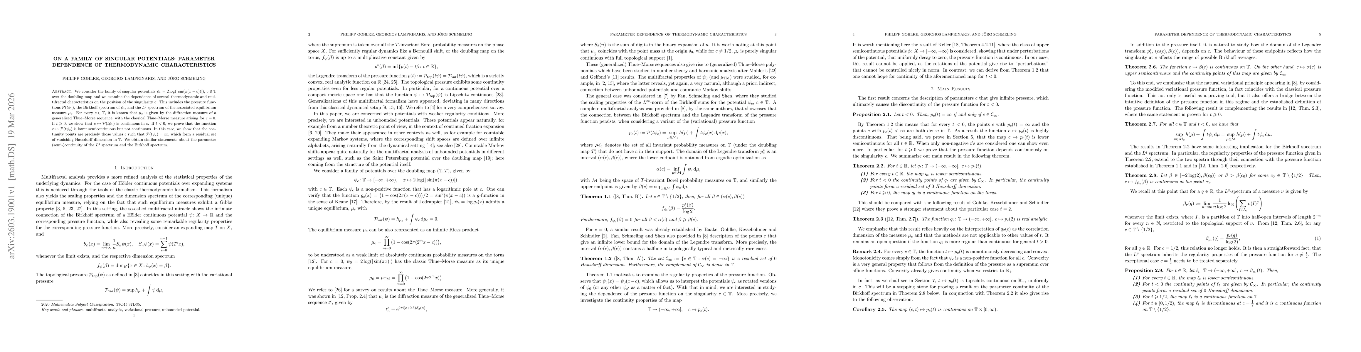 Thumbnail for On a family of singular potentials: Parameter dependence of thermodynamic characteristics