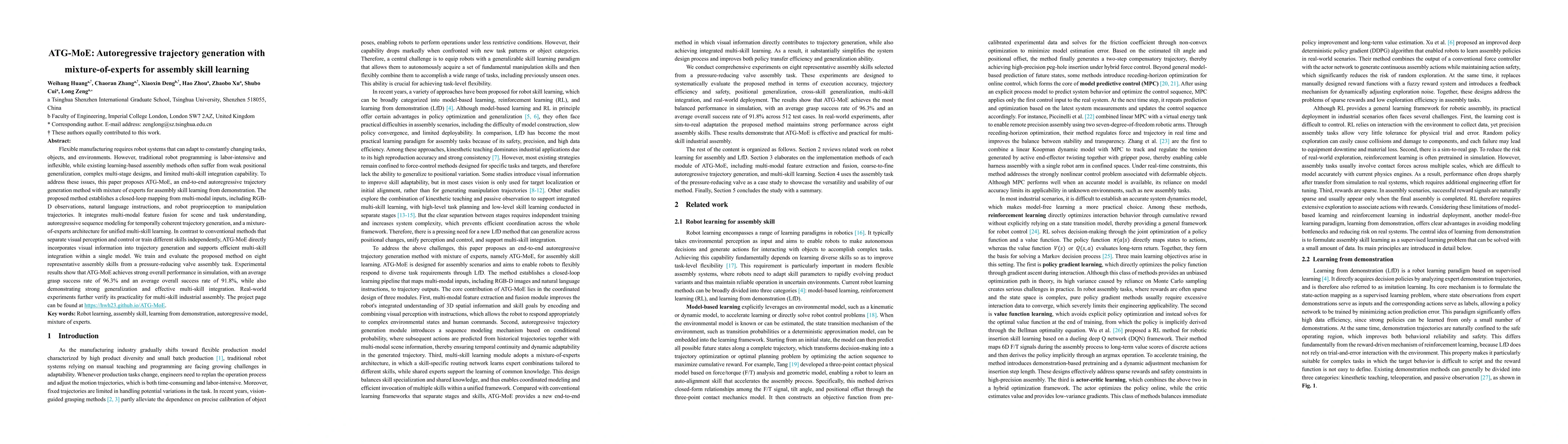 Thumbnail for ATG-MoE: Autoregressive trajectory generation with mixture-of-experts for assembly skill learning