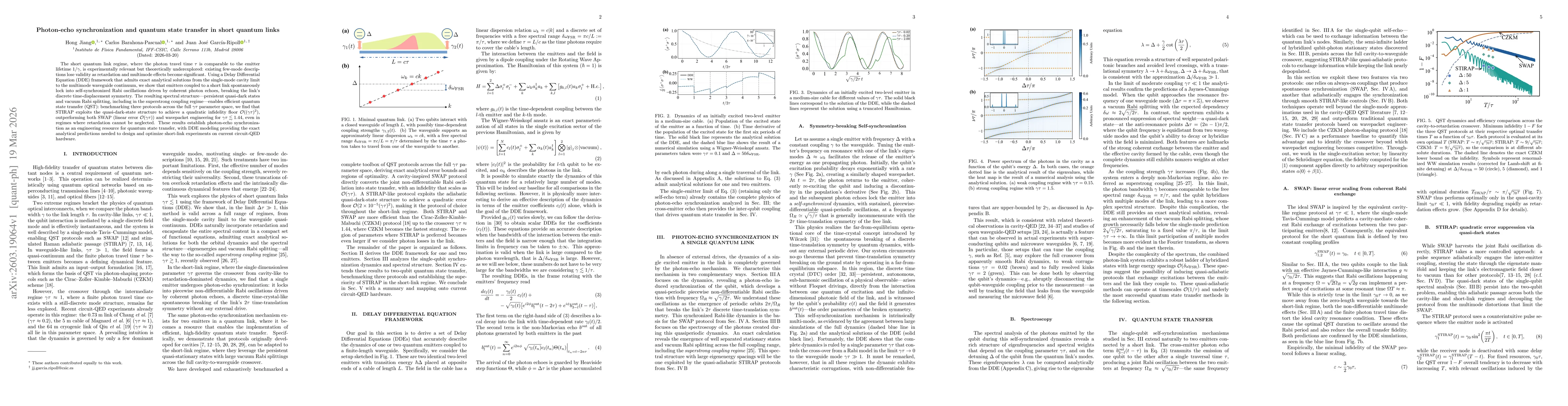 Thumbnail for Photon-echo synchronization and quantum state transfer in short quantum links