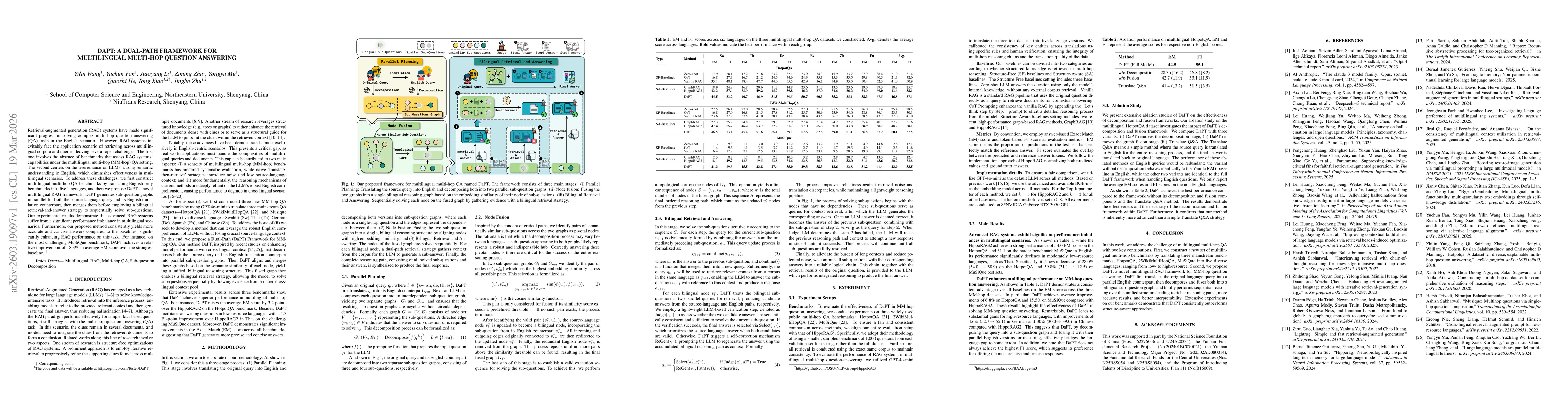 Thumbnail for DaPT: A Dual-Path Framework for Multilingual Multi-hop Question Answering