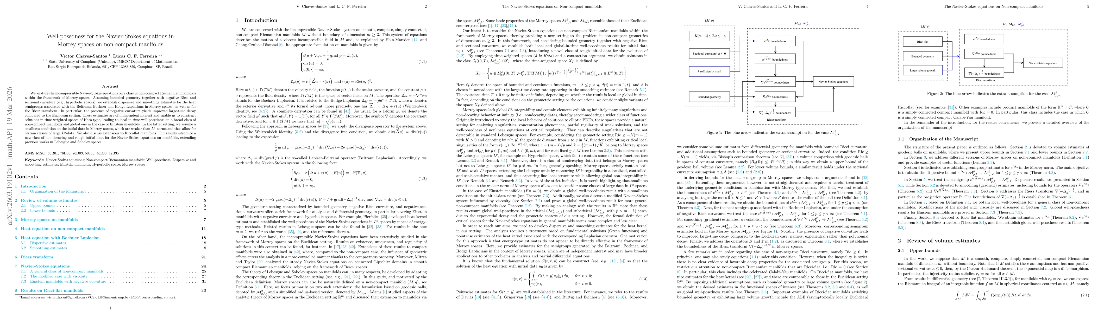 Thumbnail for Well-posedness for the Navier-Stokes equations in Morrey spaces on non-compact manifolds