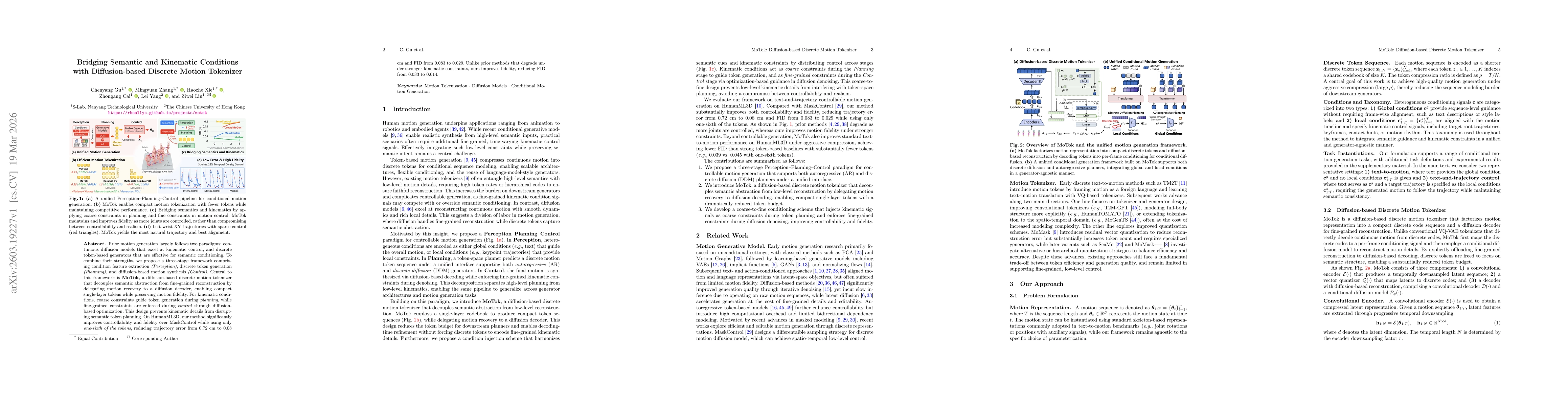 Thumbnail for Bridging Semantic and Kinematic Conditions with Diffusion-based Discrete Motion Tokenizer