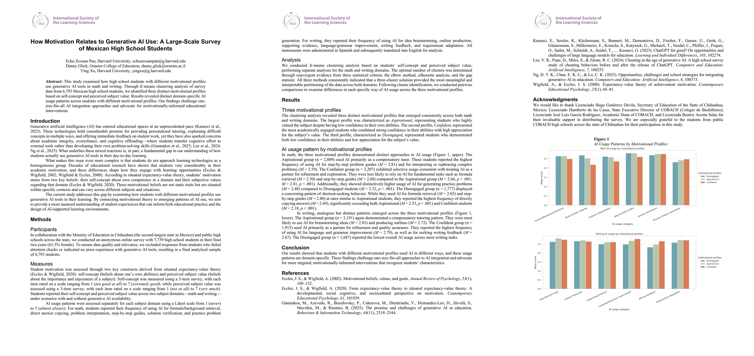 Thumbnail for How Motivation Relates to Generative AI Use: A Large-Scale Survey of Mexican High School Students