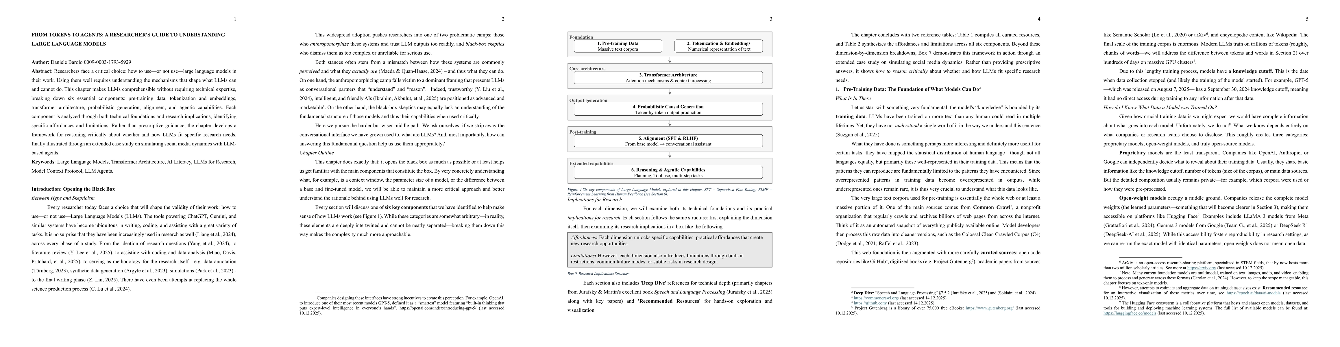 Thumbnail for From Tokens To Agents: A Researcher's Guide To Understanding Large Language Models
