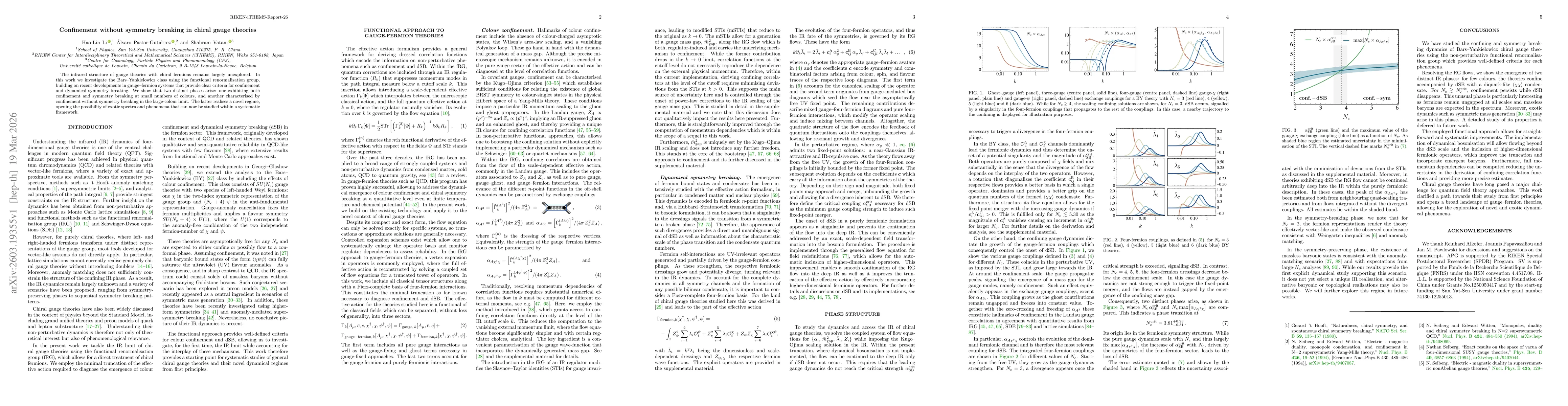 Thumbnail for Confinement without symmetry breaking in chiral gauge theories