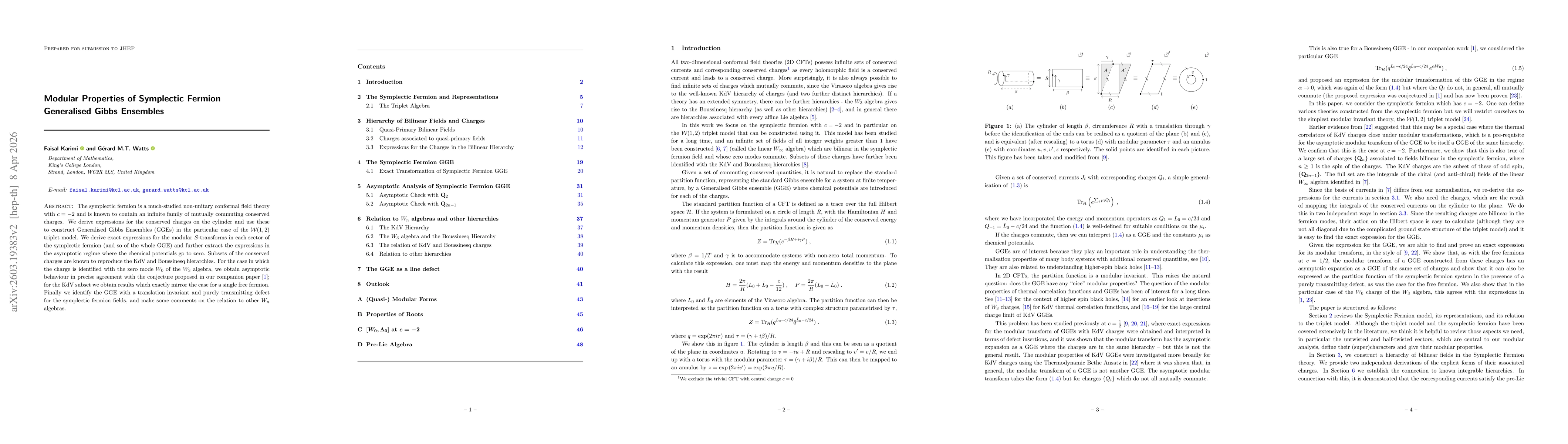 Thumbnail for Modular Properties of Symplectic Fermion Generalised Gibbs Ensemble