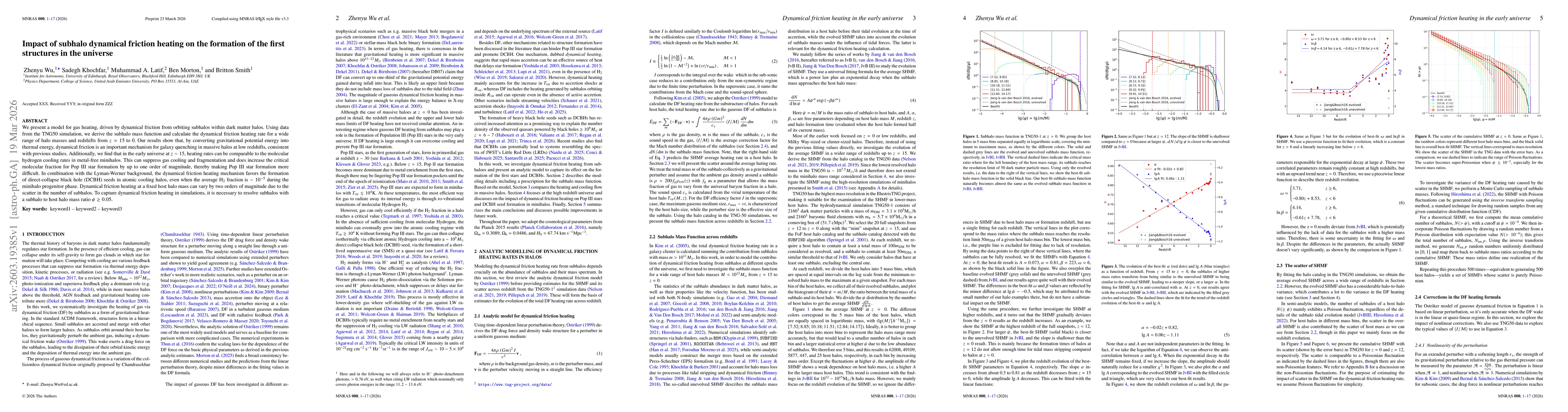Thumbnail for Impact of subhalo dynamical friction heating on the formation of the first structures in the universe