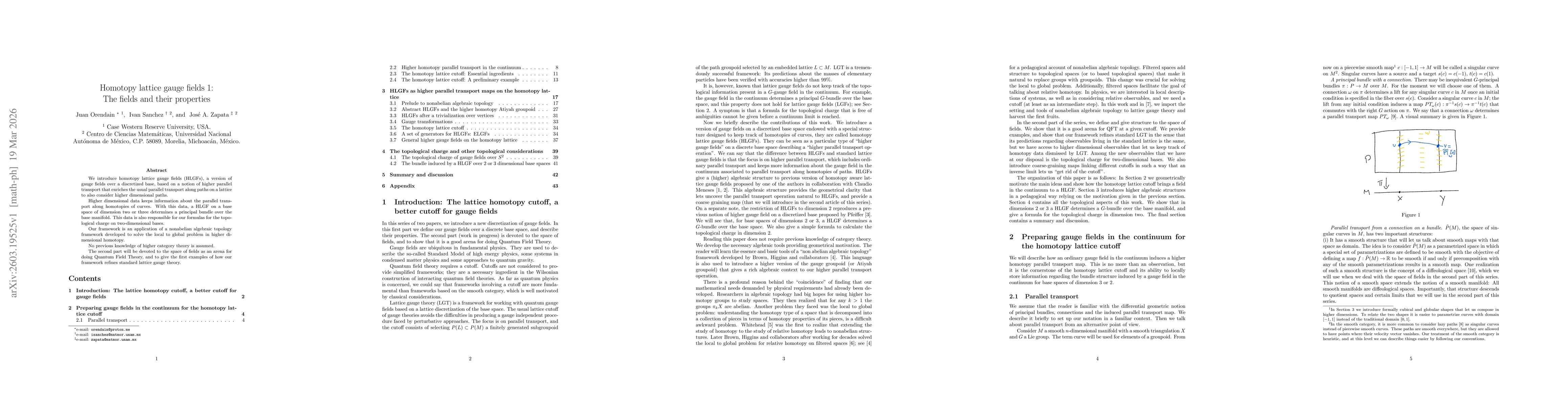 Thumbnail for Homotopy lattice gauge fields 1: The fields and their properties