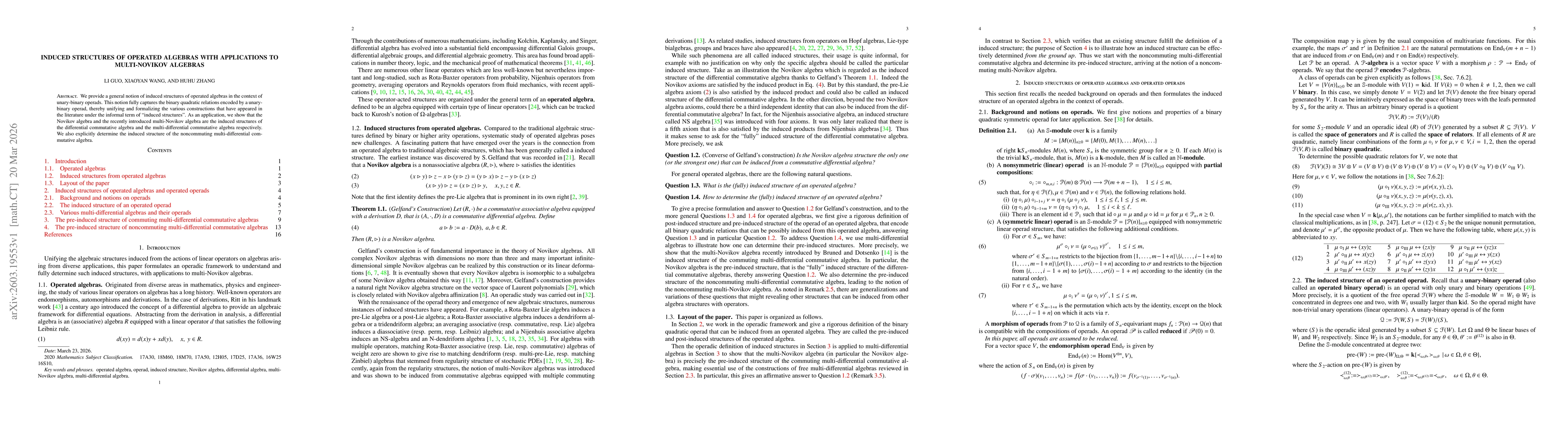 Thumbnail for Induced structures of operated algebras with applications to multi-Novikov algebras