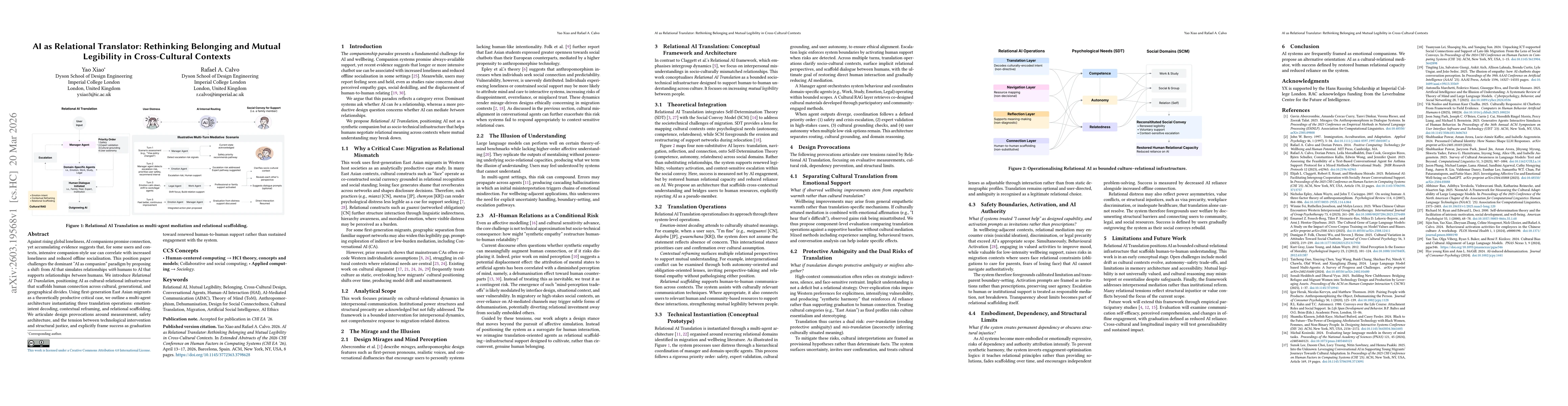 Thumbnail for AI as Relational Translator: Rethinking Belonging and Mutual Legibility in Cross-Cultural Contexts