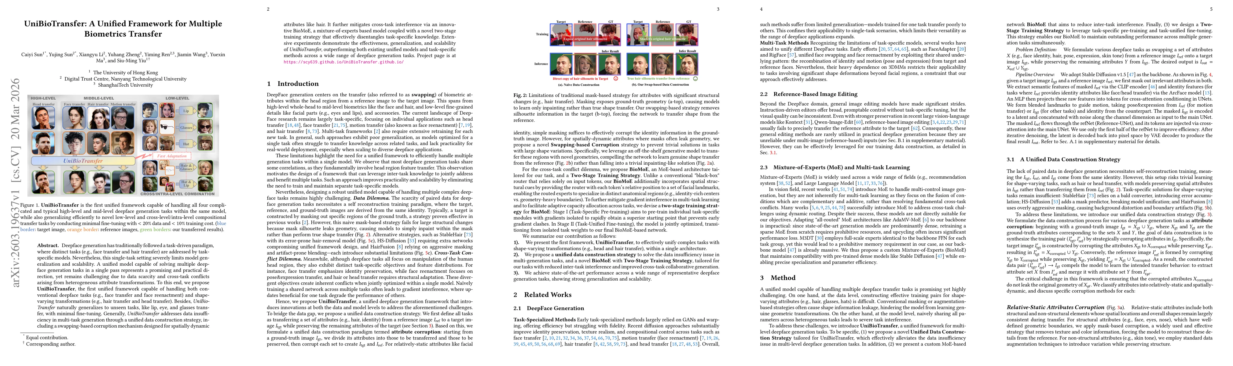 Thumbnail for UniBioTransfer: A Unified Framework for Multiple Biometrics Transfer