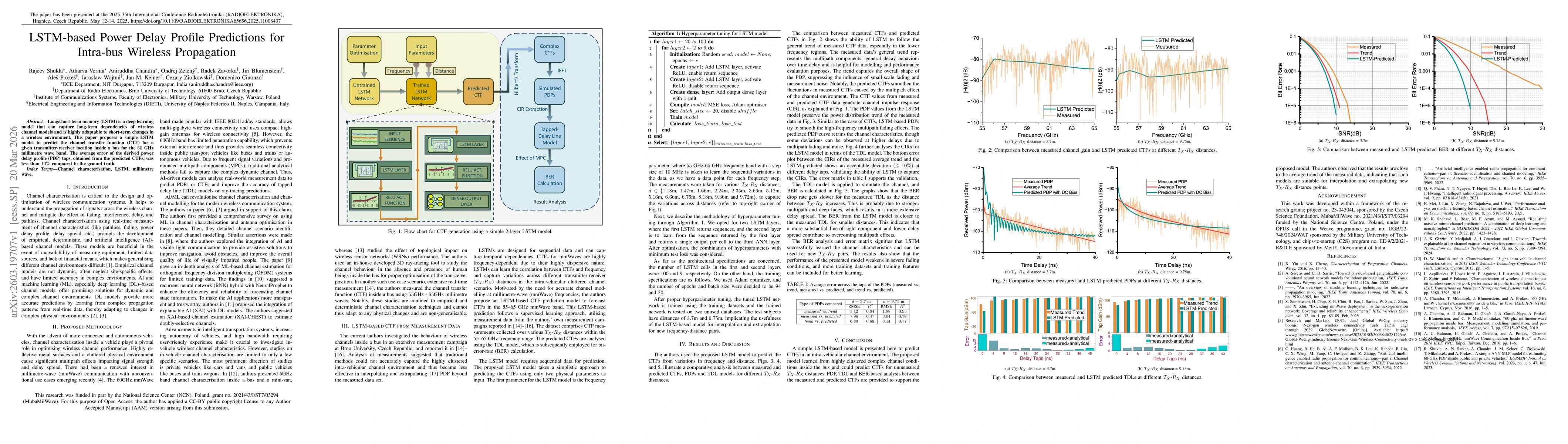 Thumbnail for LSTM-Based Power Delay Profile Predictions for Intra-Bus Wireless Propagation