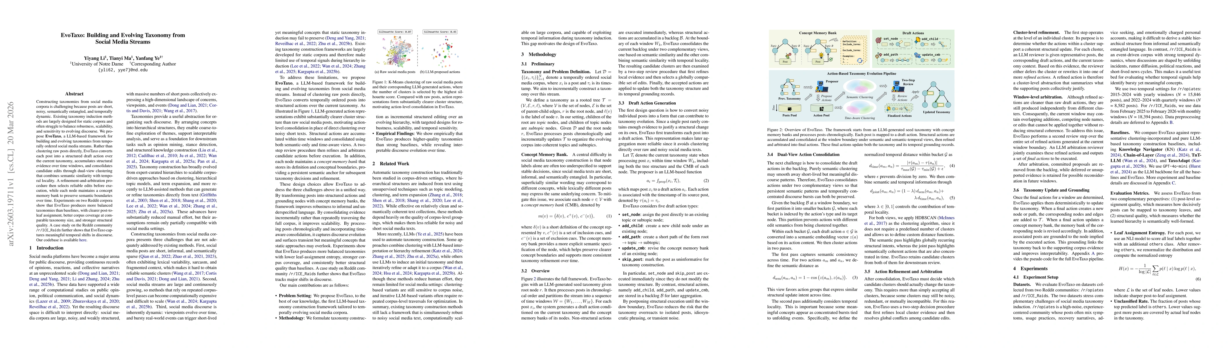 Thumbnail for EvoTaxo: Building and Evolving Taxonomy from Social Media Streams
