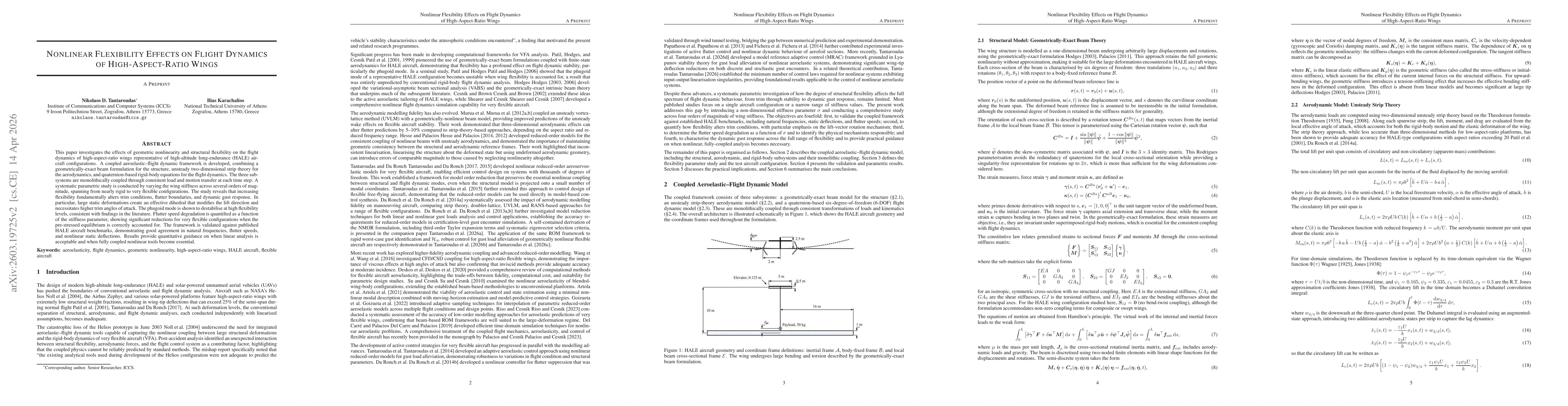 Thumbnail for Nonlinear Flexibility Effects on Flight Dynamics of High-Aspect-Ratio Wings