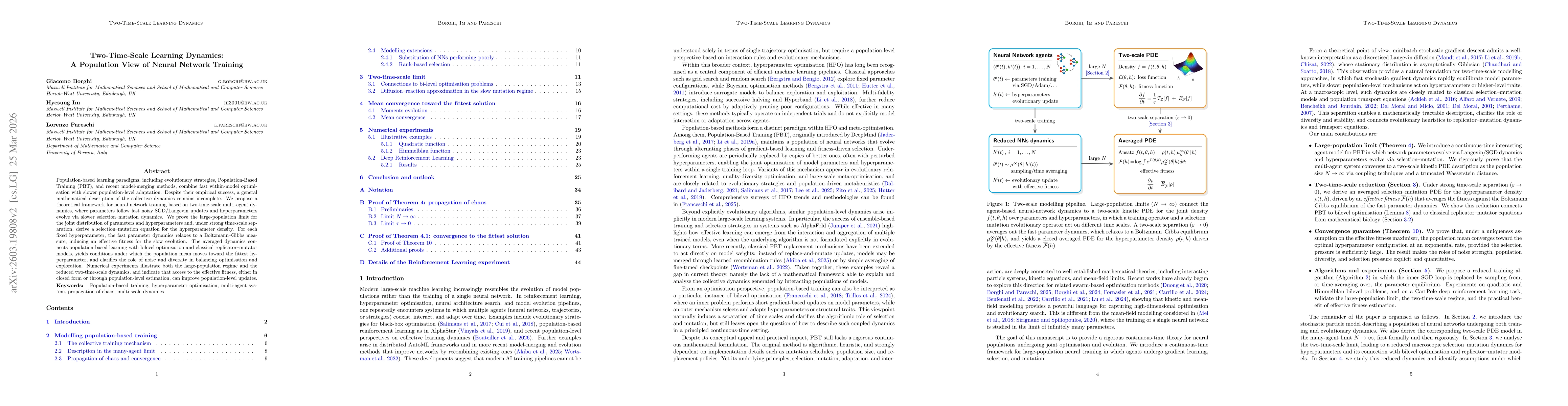 Thumbnail for Two-Time-Scale Learning Dynamics: A Population View of Neural Network Training