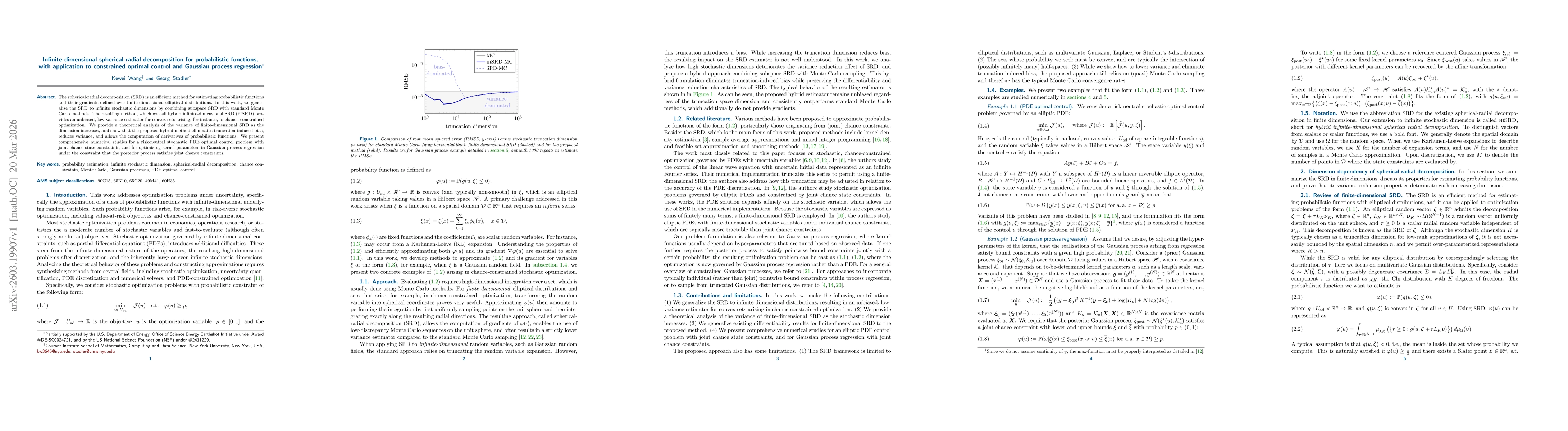 Thumbnail for Infinite-dimensional spherical-radial decomposition for probabilistic functions, with application to constrained optimal control and Gaussian process regression