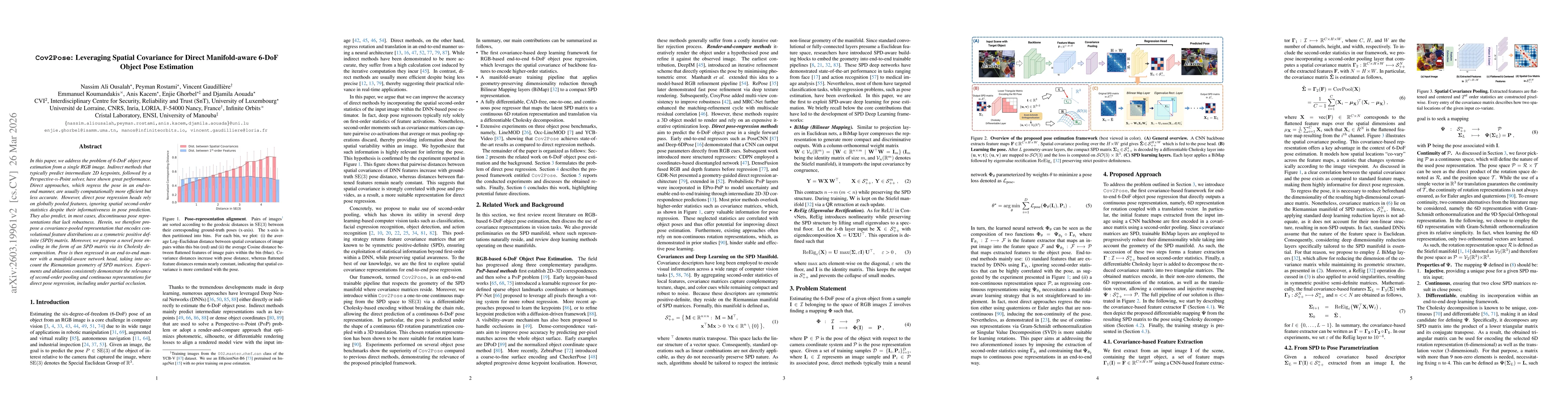 Thumbnail for Cov2Pose: Leveraging Spatial Covariance for Direct Manifold-aware 6-DoF Object Pose Estimation