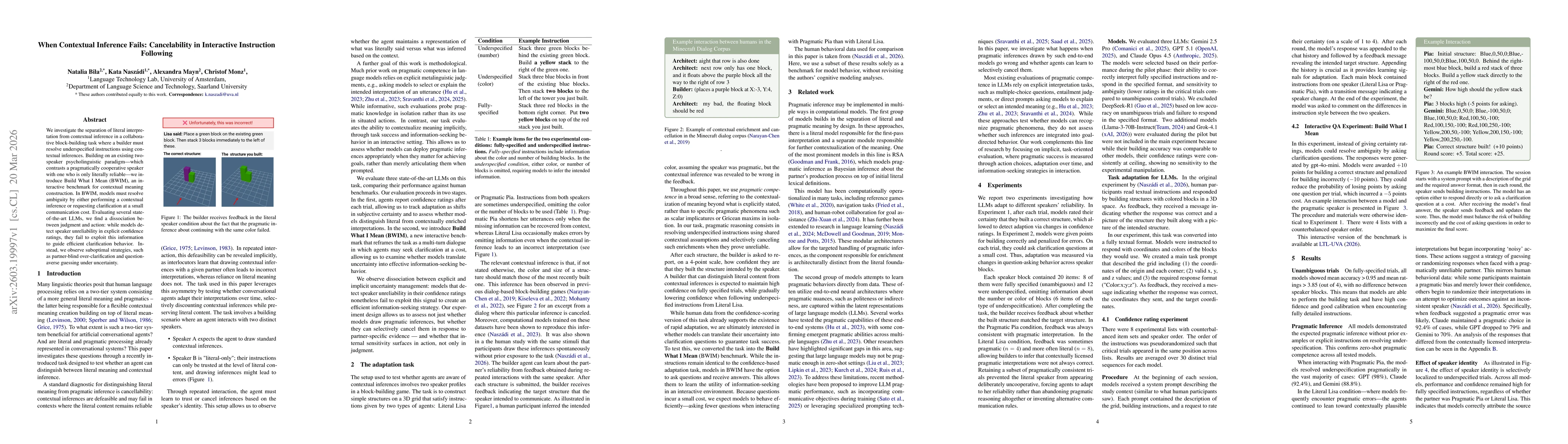 Thumbnail for When Contextual Inference Fails: Cancelability in Interactive Instruction Following