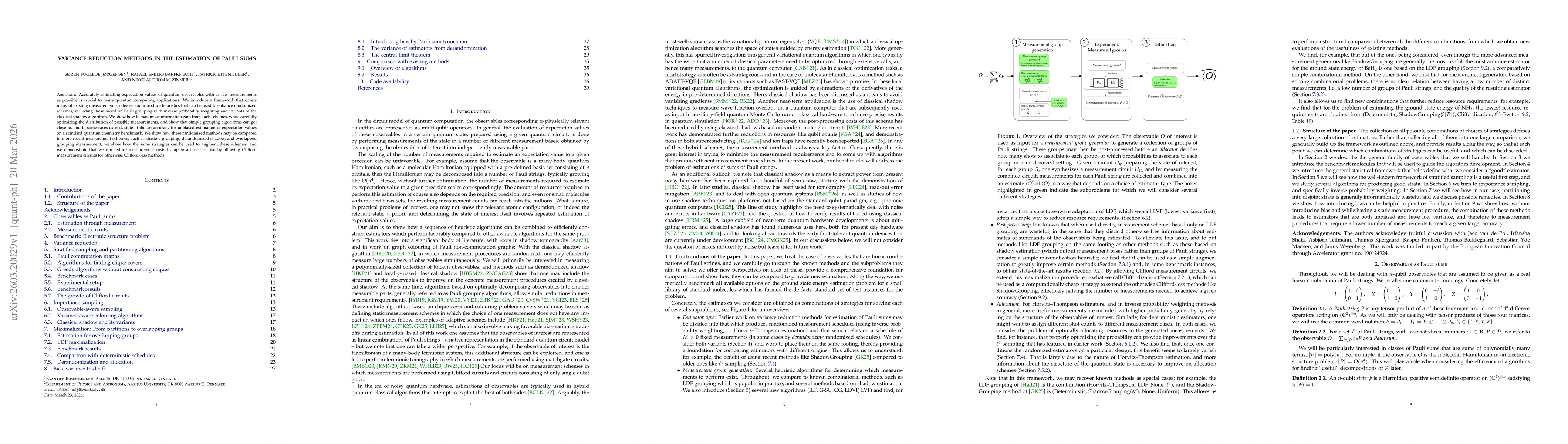 Thumbnail for Variance reduction methods in the estimation of Pauli sums
