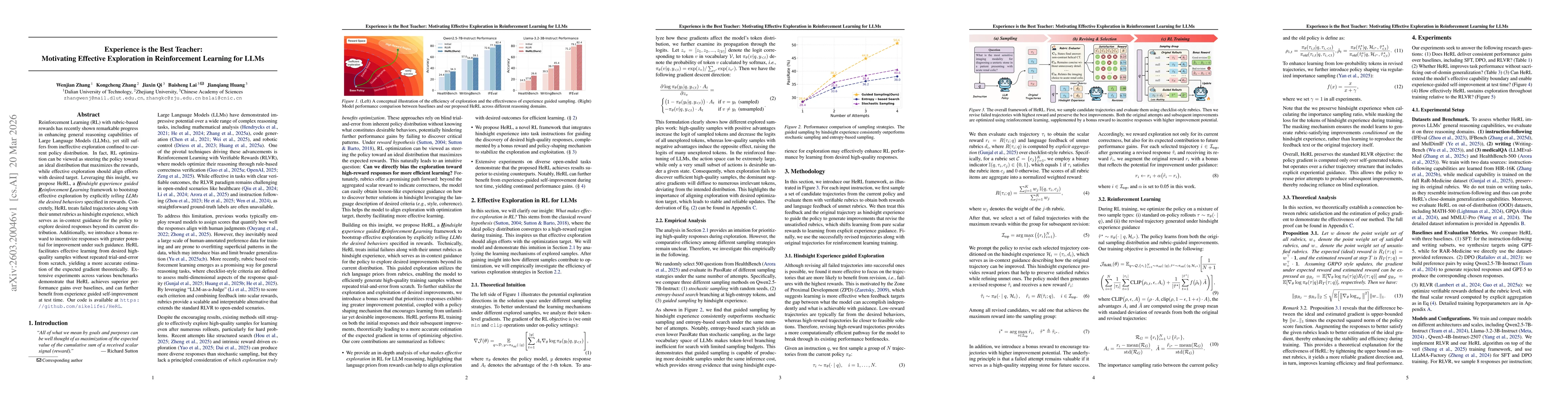 Thumbnail for Experience is the Best Teacher: Motivating Effective Exploration in Reinforcement Learning for LLMs