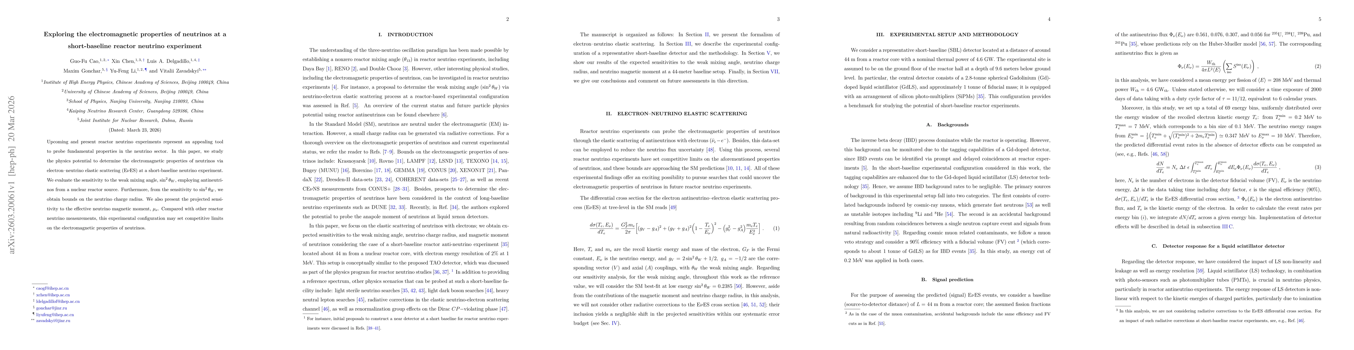 Thumbnail for Exploring the electromagnetic properties of neutrinos at a short-baseline reactor neutrino experiment