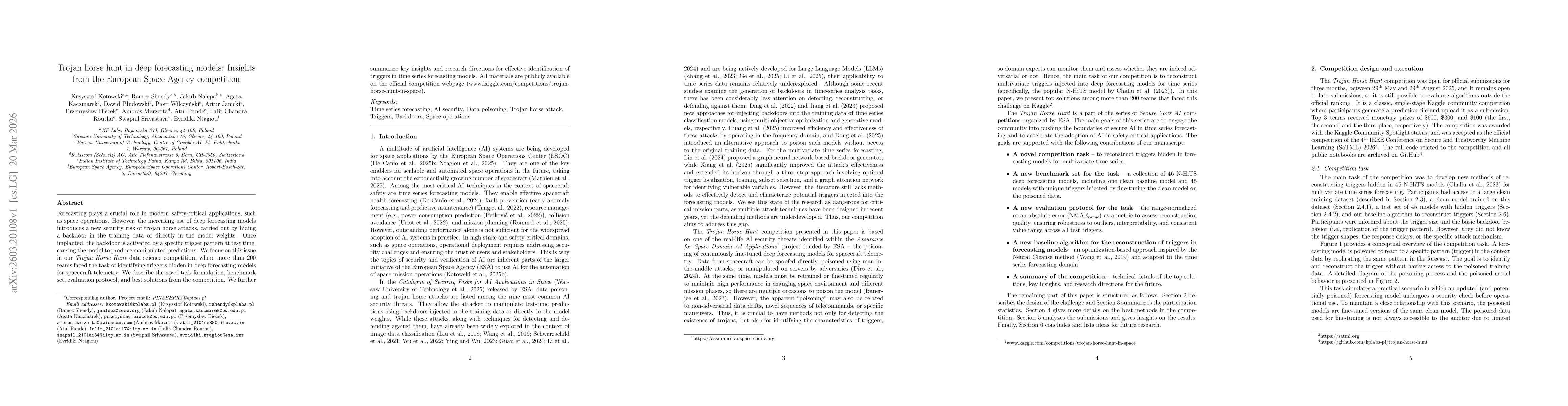 Thumbnail for Trojan horse hunt in deep forecasting models: Insights from the European Space Agency competition