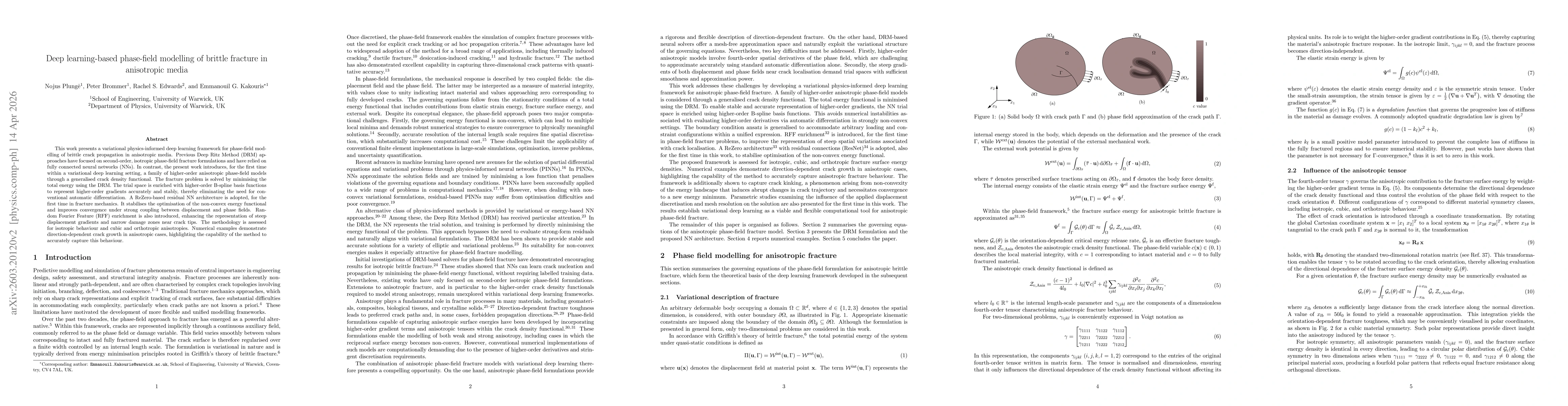 Thumbnail for Deep learning-based phase-field modelling of brittle fracture in anisotropic media