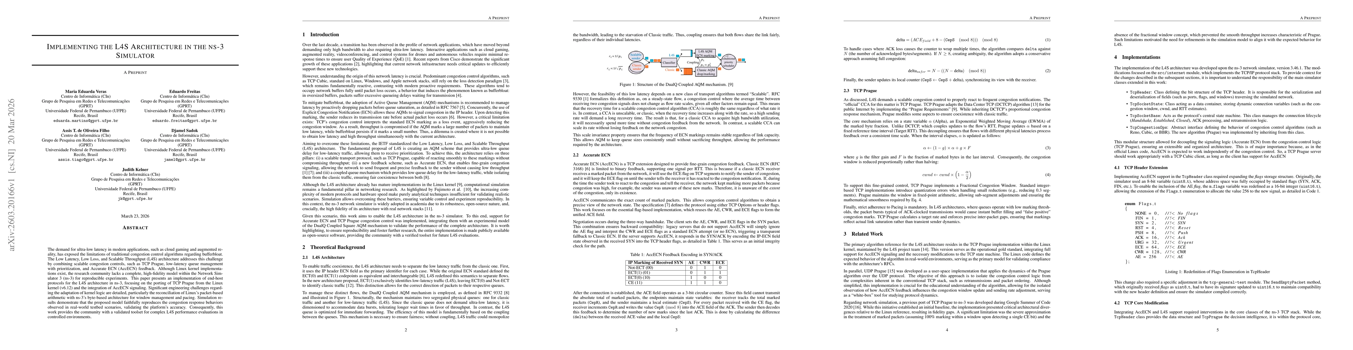 Thumbnail for Implementing the L4S Architecture in the ns-3 Simulator