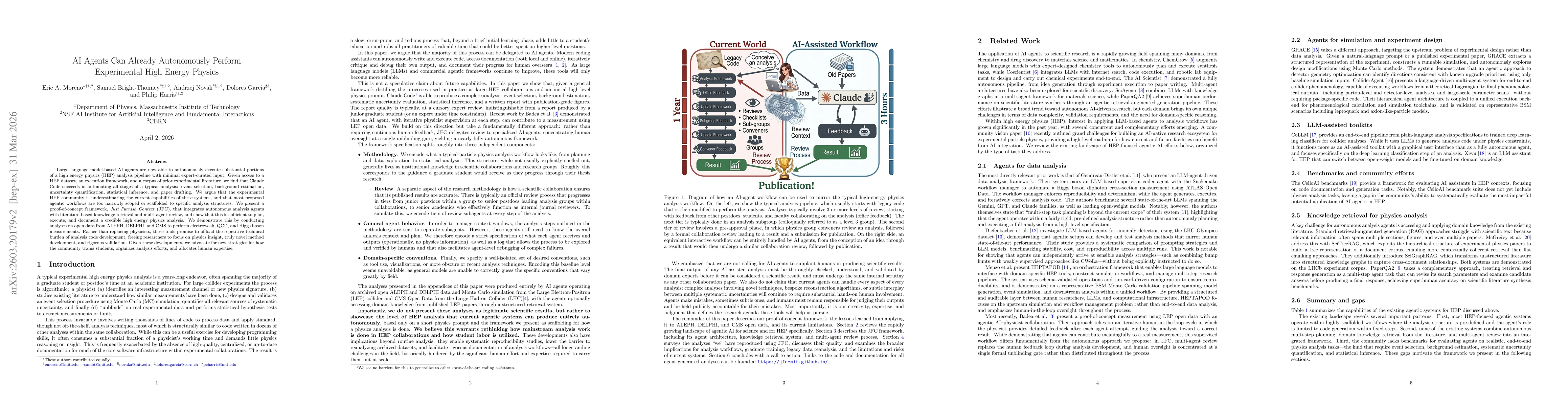 Thumbnail for AI Agents Can Already Autonomously Perform Experimental High Energy Physics