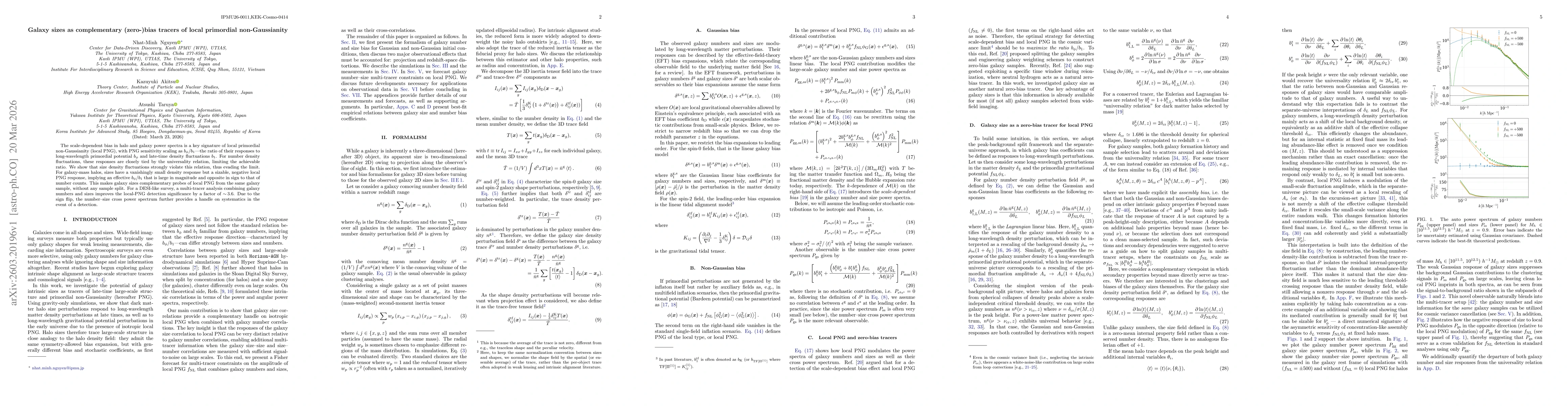 Thumbnail for Galaxy sizes as complementary (zero-)bias tracers of local primordial non-Gaussianity