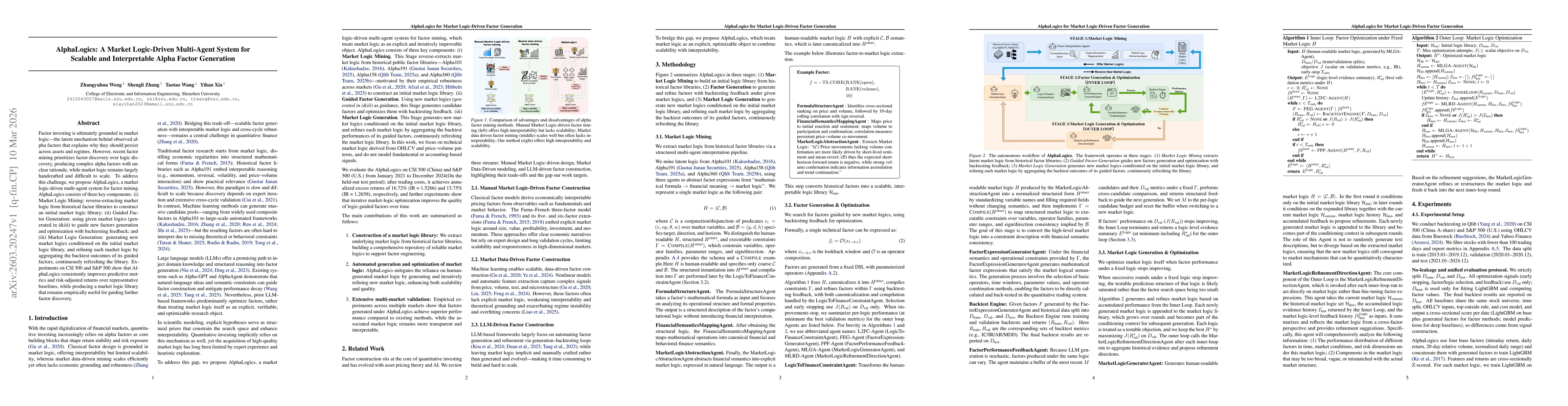 Thumbnail for AlphaLogics: A Market Logic-Driven Multi-Agent System for Scalable and Interpretable Alpha Factor Generation