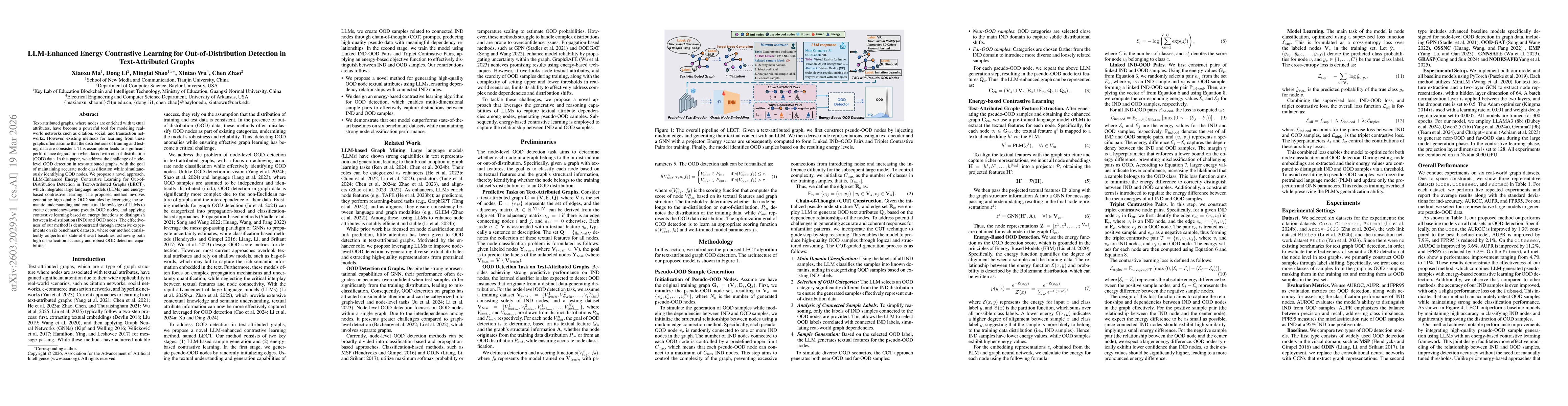 Thumbnail for LLM-Enhanced Energy Contrastive Learning for Out-of-Distribution Detection in Text-Attributed Graphs