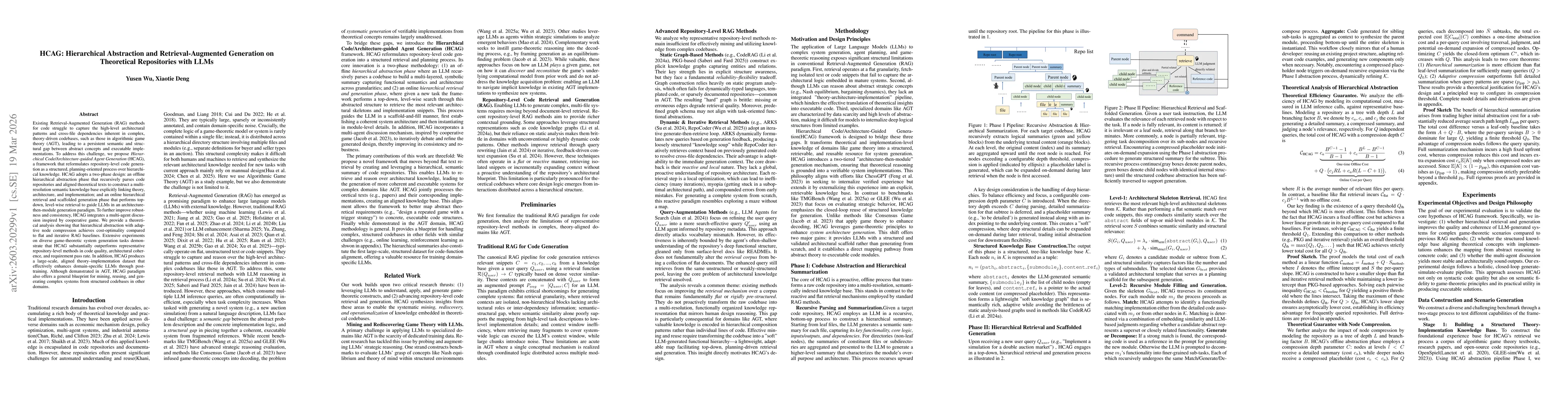Thumbnail for HCAG: Hierarchical Abstraction and Retrieval-Augmented Generation on Theoretical Repositories with LLMs