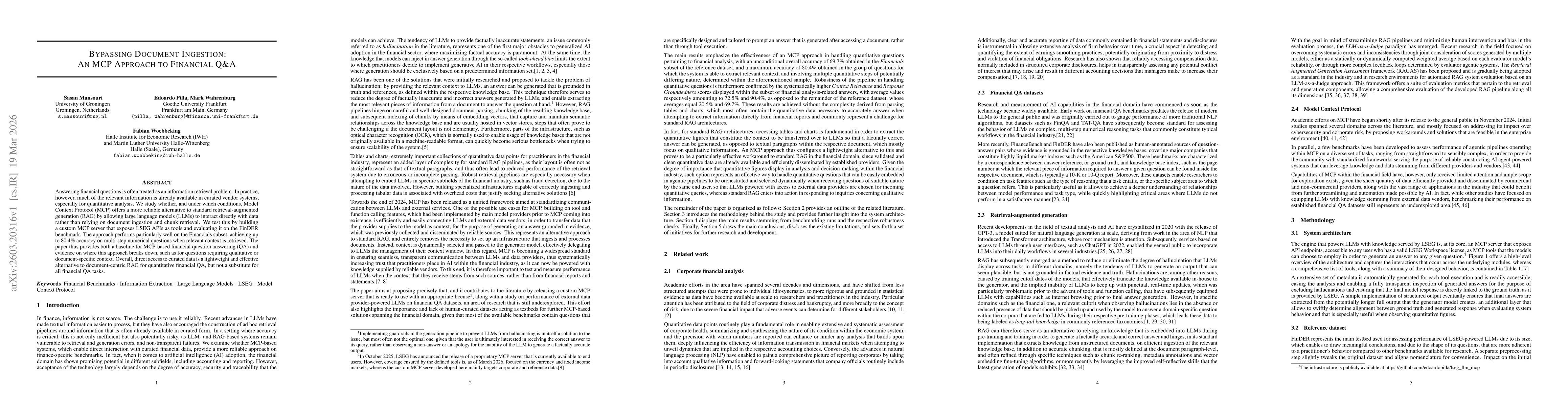 Thumbnail for Bypassing Document Ingestion: An MCP Approach to Financial Q&A