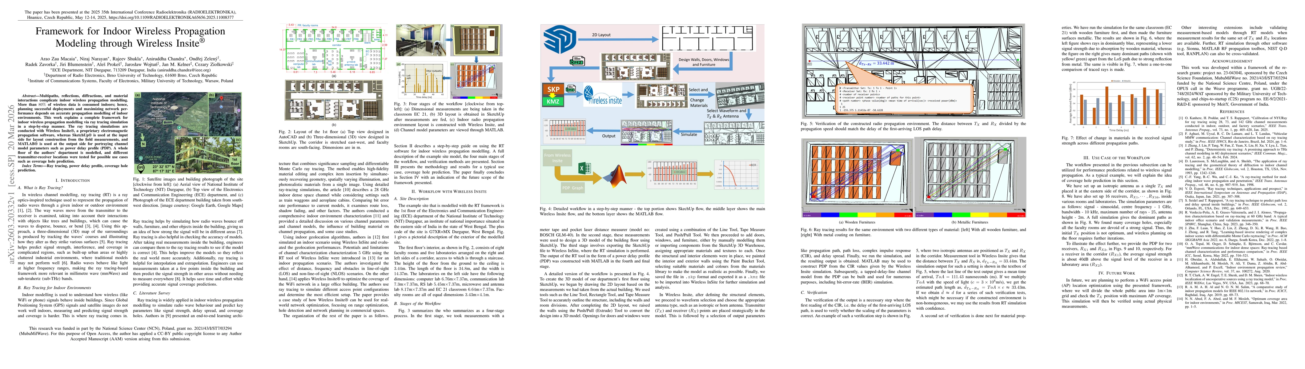 Thumbnail for Framework for Indoor Wireless Propagation Modeling Through Wireless Insite