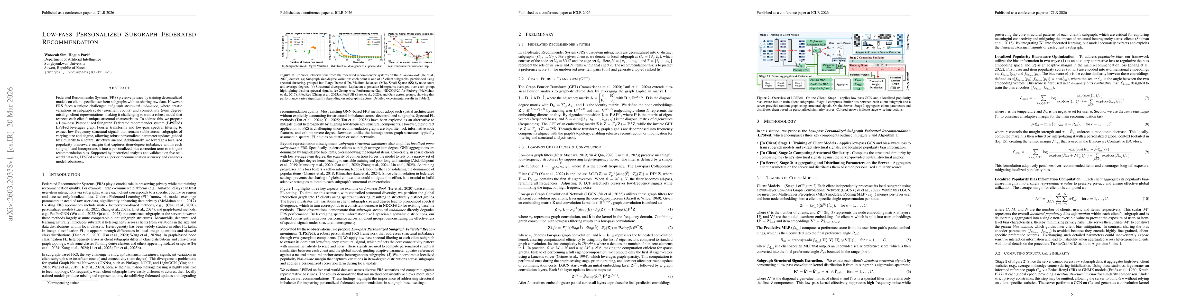 Thumbnail for Low-pass Personalized Subgraph Federated Recommendation