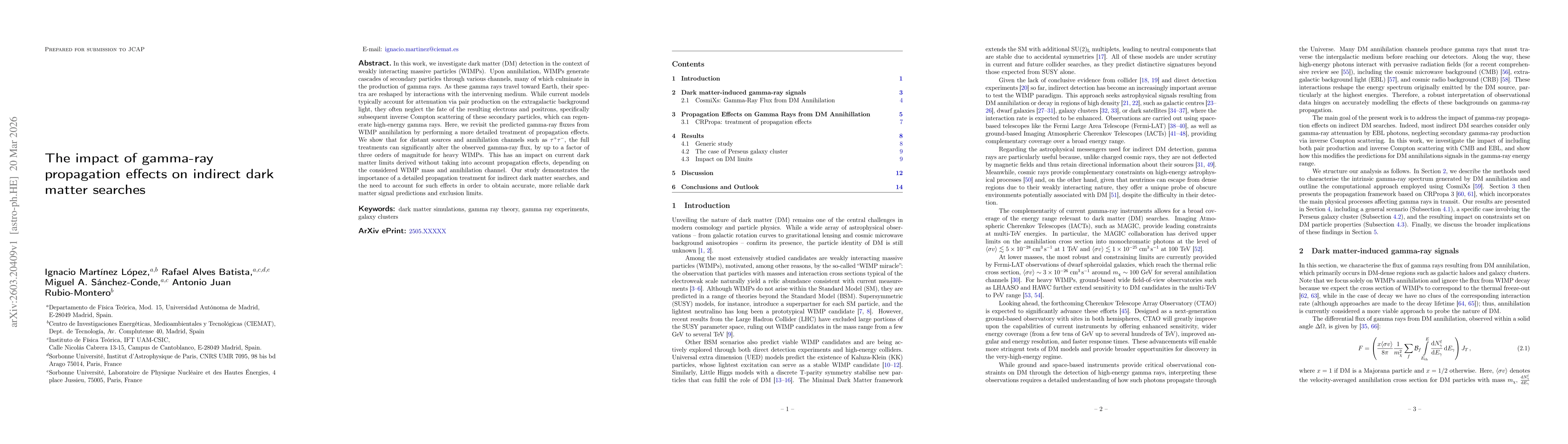 Thumbnail for The impact of gamma-ray propagation effects on indirect dark matter searches