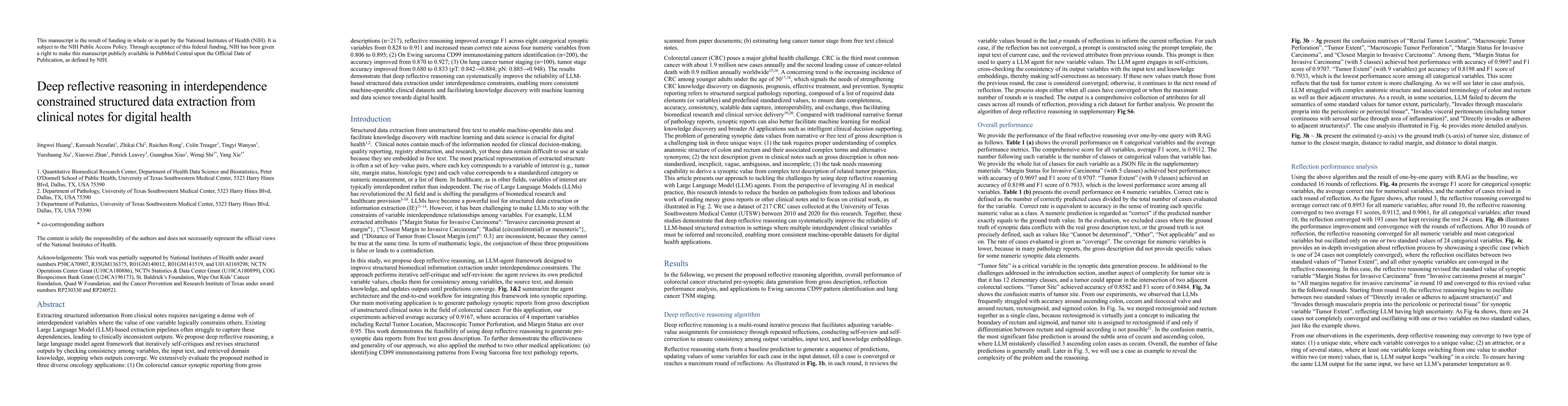 Thumbnail for Deep reflective reasoning in interdependence constrained structured data extraction from clinical notes for digital health