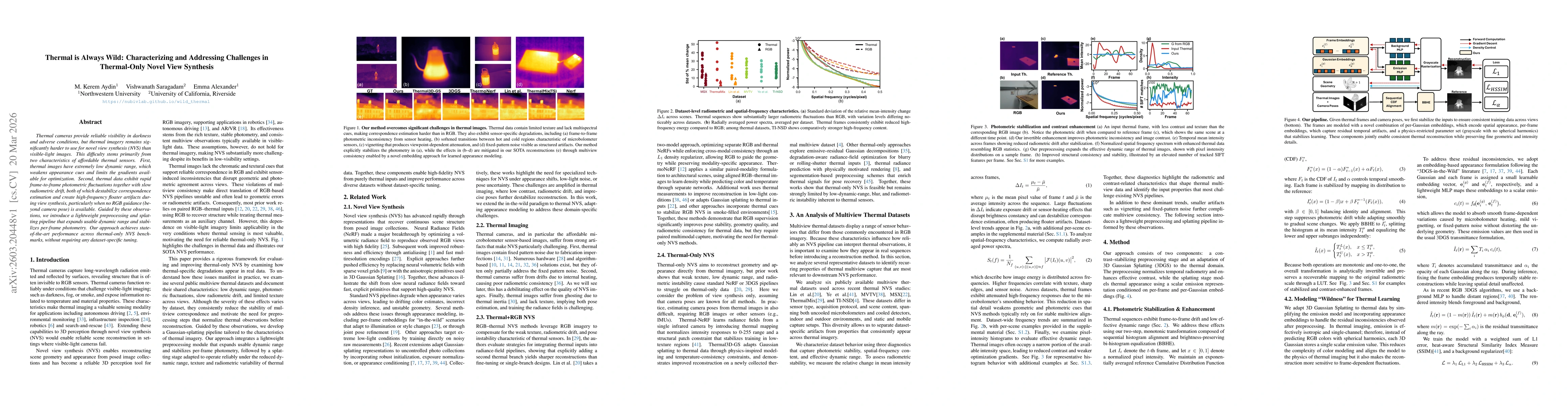 Thumbnail for Thermal is Always Wild: Characterizing and Addressing Challenges in Thermal-Only Novel View Synthesis