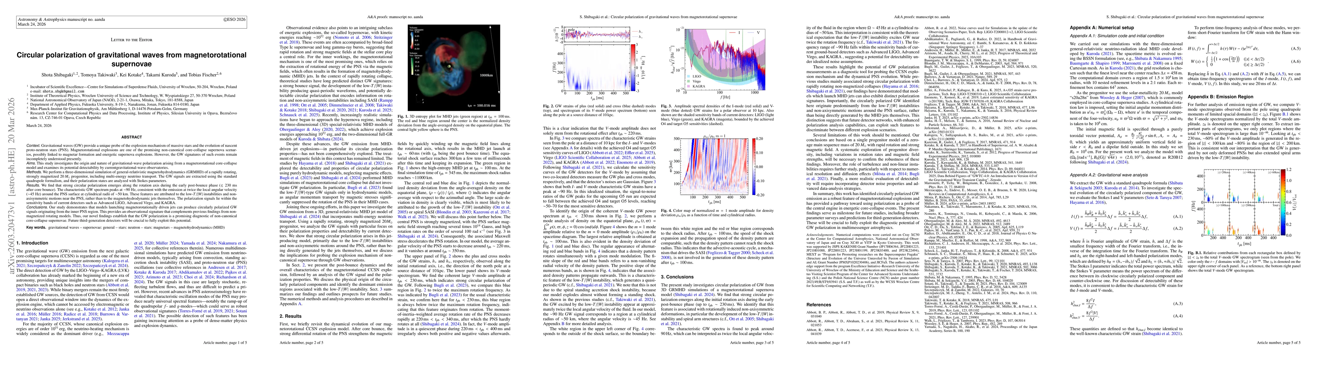Thumbnail for Circular polarization of gravitational waves from magnetorotational supernovae