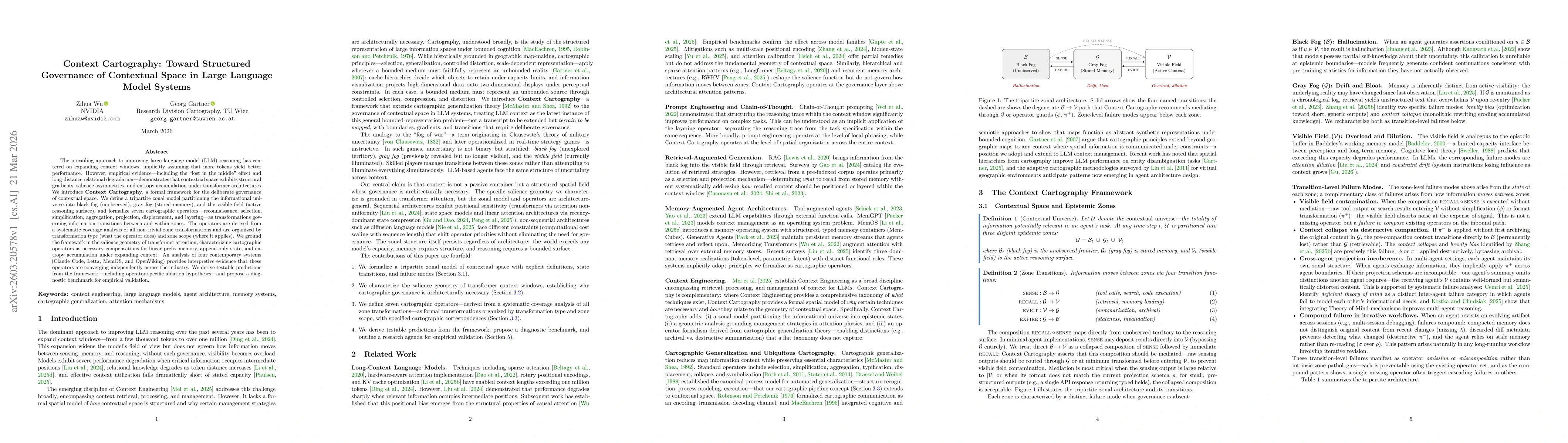 Thumbnail for Context Cartography: Toward Structured Governance of Contextual Space in Large Language Model Systems