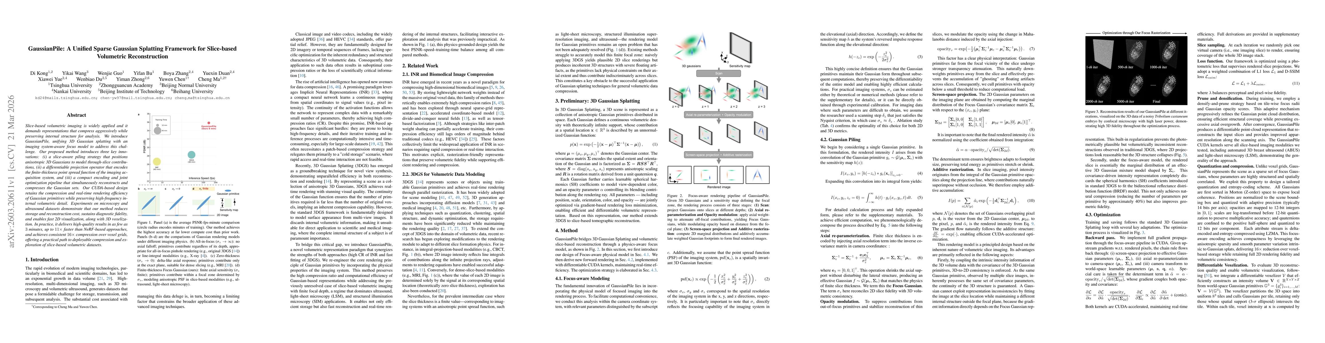 Thumbnail for GaussianPile: A Unified Sparse Gaussian Splatting Framework for Slice-based Volumetric Reconstruction