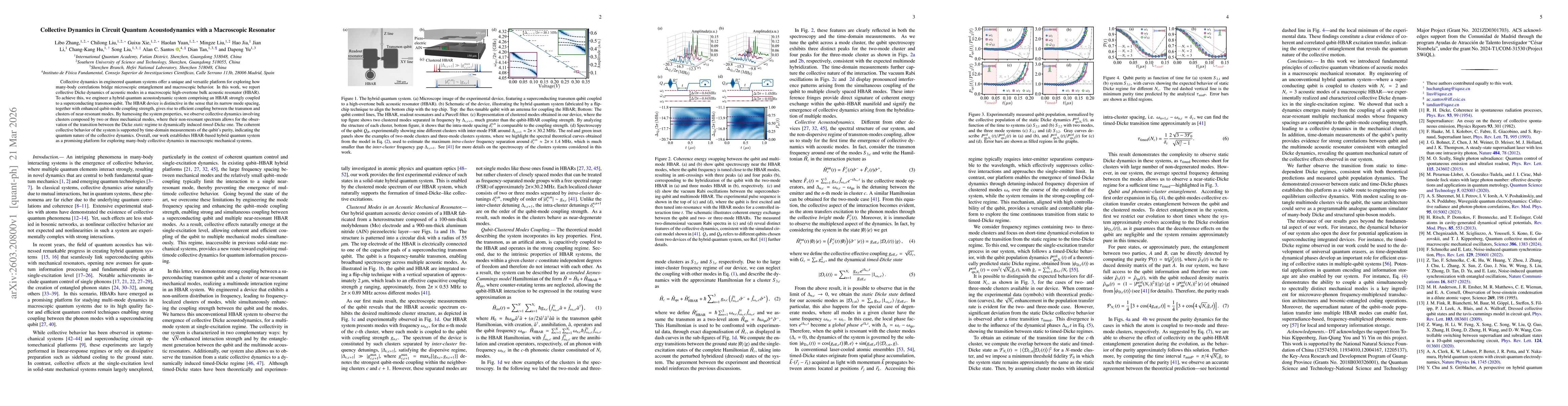 Thumbnail for Collective Dynamics in Circuit Quantum Acoustodynamics with a Macroscopic Resonator