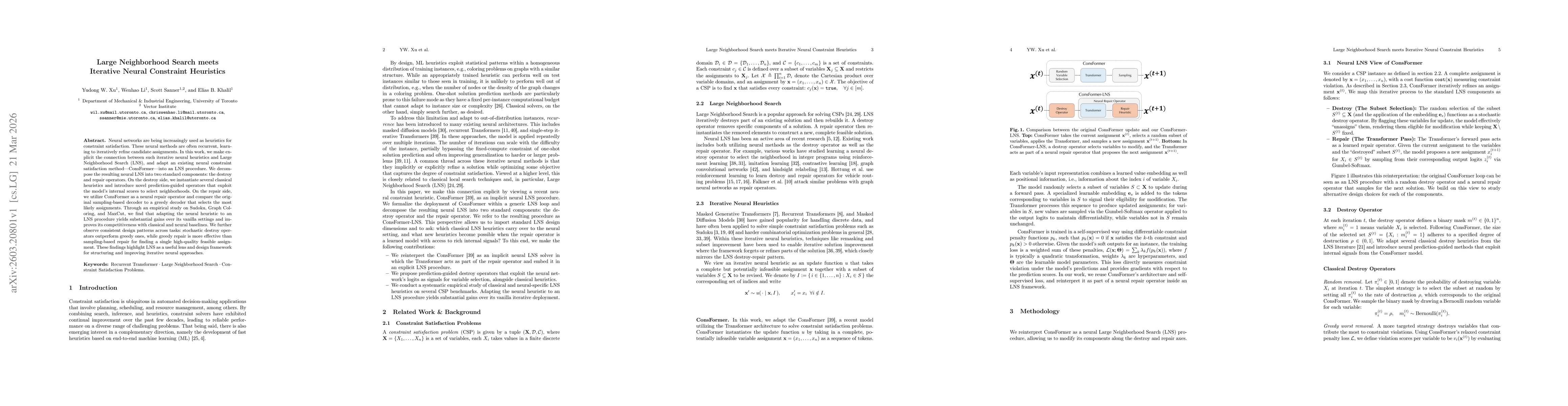 Thumbnail for Large Neighborhood Search meets Iterative Neural Constraint Heuristics