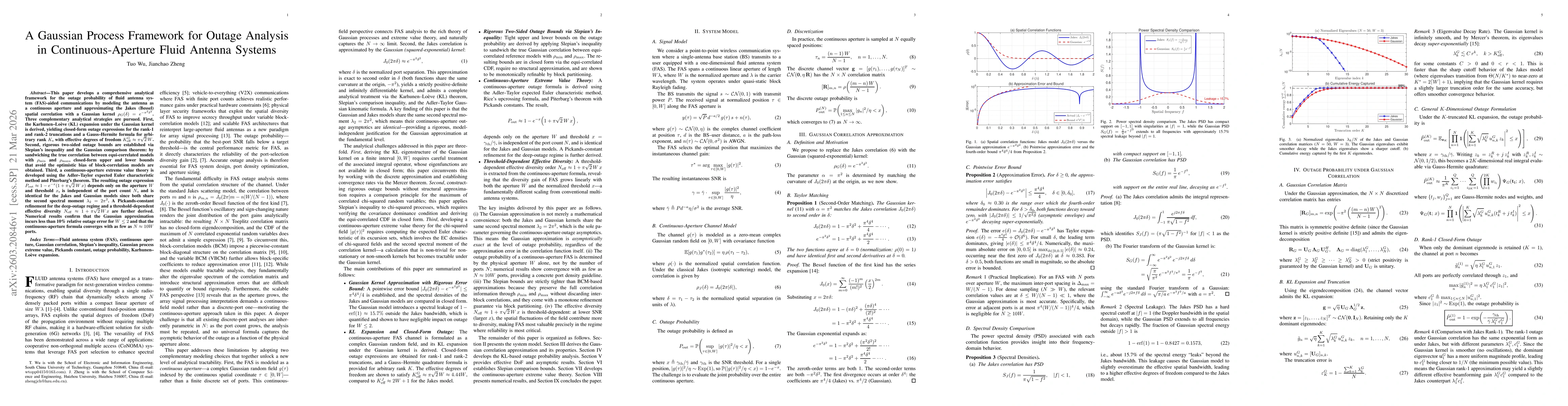 Thumbnail for A Gaussian Process Framework for Outage Analysis in Continuous-Aperture Fluid Antenna Systems