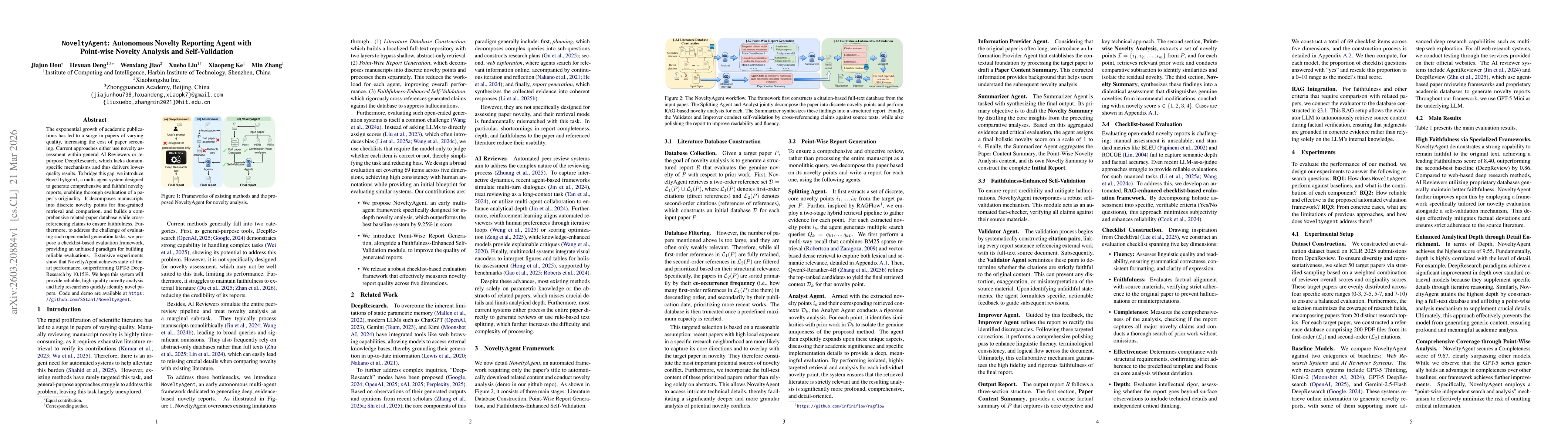 Thumbnail for NoveltyAgent: Autonomous Novelty Reporting Agent with Point-wise Novelty Analysis and Self-Validation