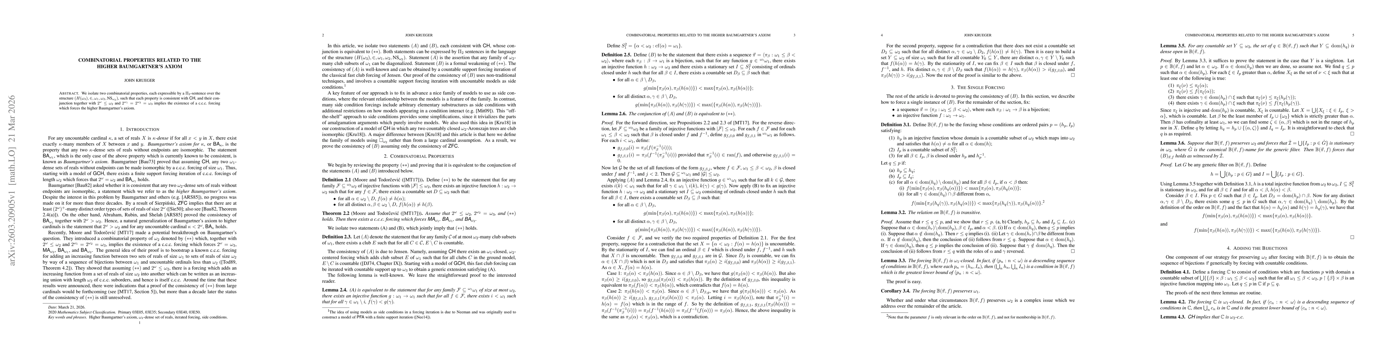 Thumbnail for Combinatorial Properties Related to the Higher Baumgartner's Axiom