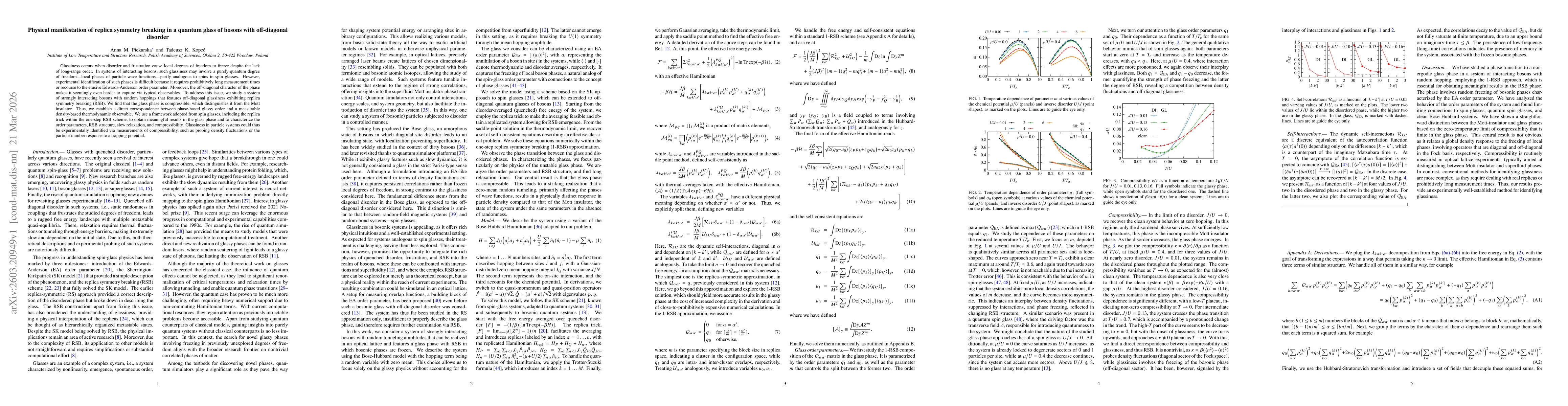 Thumbnail for Physical manifestation of replica symmetry breaking in a quantum glass of bosons with off-diagonal disorder
